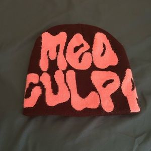 Selling a mea culpa beanie for 30 dollars it’s brand new and fits all sizes